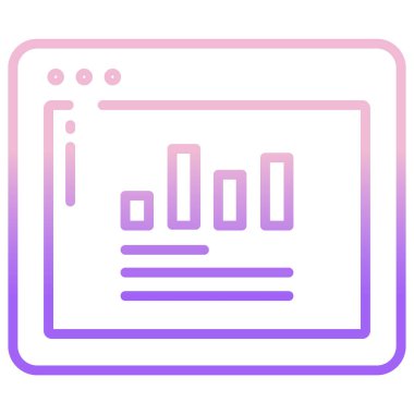 Web sitesi simgesi, vektör illüstrasyonu 