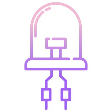 Diode Web simgesi basit illüstrasyon