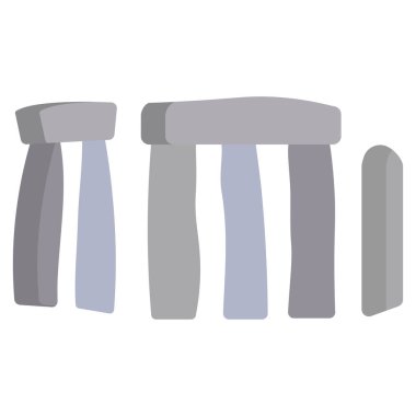 Basit vektör simgesi, Stonehenge illüstrasyonu