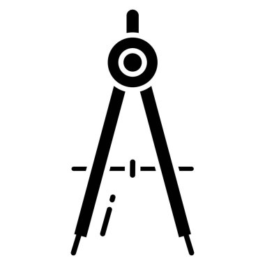 Pusula. Web simgesi basit illüstrasyon 