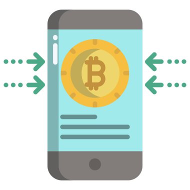 Mobil bankacılık. Basit resimleme