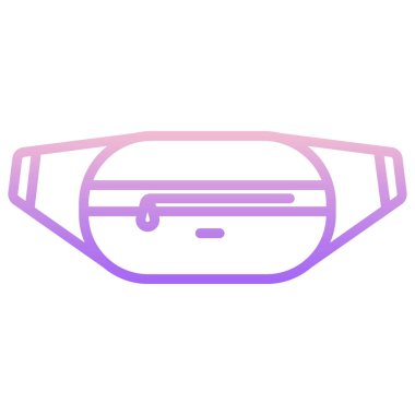 El çantası simgesini, basit vektör çizim