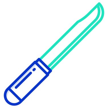 Bıçak ağ simgesi, vektör illüstrasyonu 