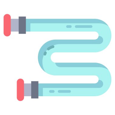 Kablo. Web simgesi basit illüstrasyon