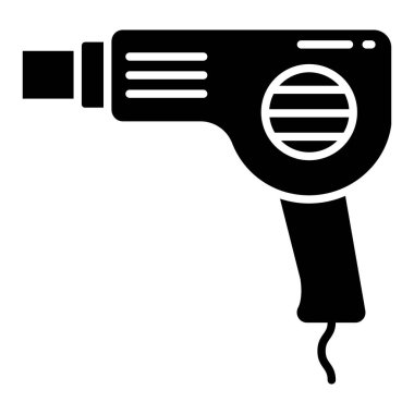 Kurutma makinesi simge vektör çizim 