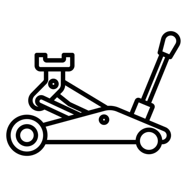 Scooter Ícone Web Ilustração Simples — Vetor de Stock