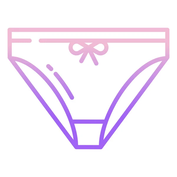 Underwear Web Icon Simple Illustration — Stock Vector