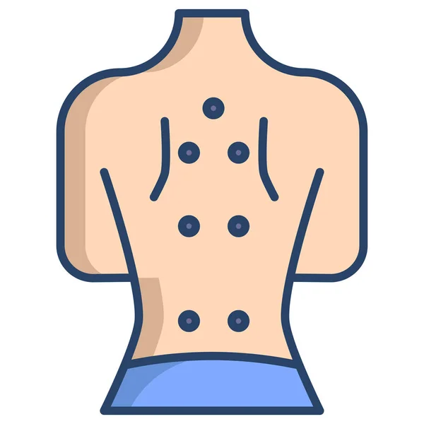 simple vector icon, illustration of Acupuncture