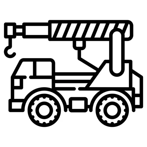 Lkw Web Symbol Einfache Illustration — Stockvektor