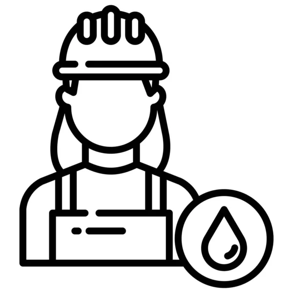 Arbetare Med Påse Olja Och Gas Tank Vektor Illustration — Stock vektor