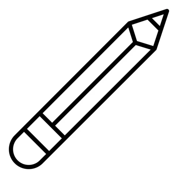 Ceruza Web Ikon Egyszerű Illusztráció — Stock Vector