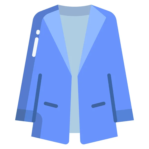 Moda Chaqueta Vector Icono — Archivo Imágenes Vectoriales