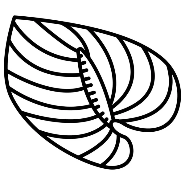 Anthurium Blomma Webb Ikon Vektor Illustration — Stock vektor