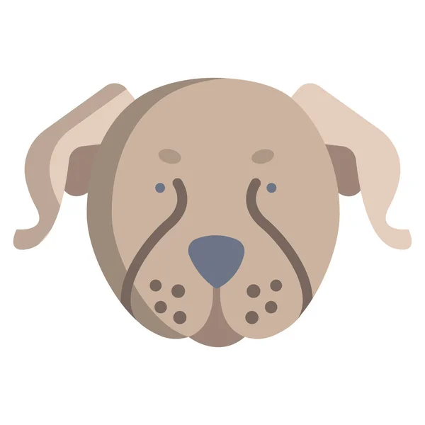 Perro Icono Web Vector Ilustración — Vector de stock