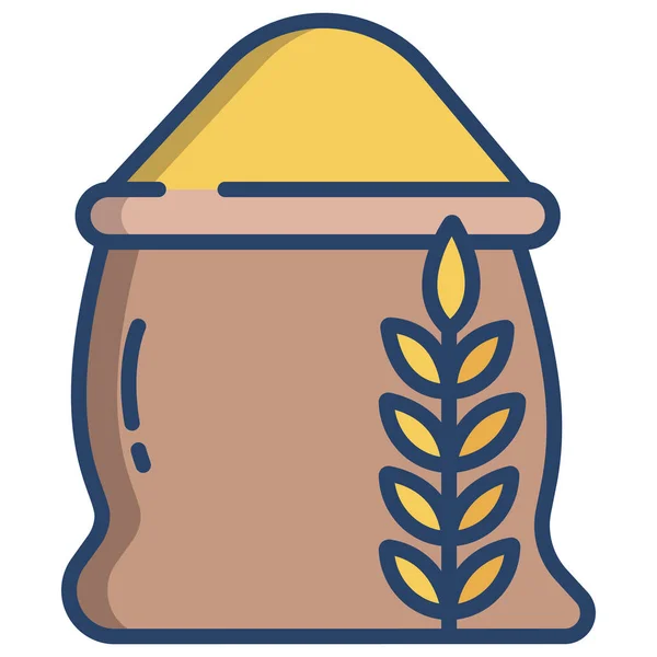 Brot Web Symbol Einfache Illustration — Stockvektor