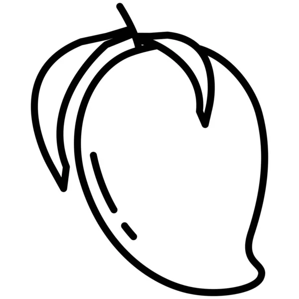 Apfel Web Symbol Einfache Illustration — Stockvektor