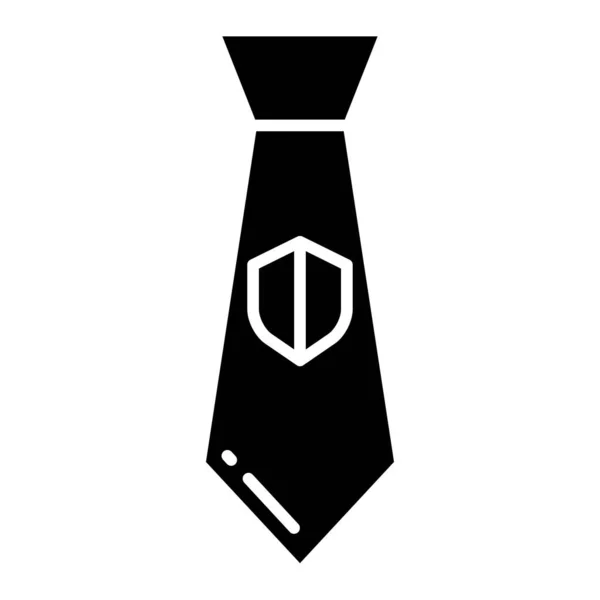 Cravatta Web Icon Design Semplice — Vettoriale Stock
