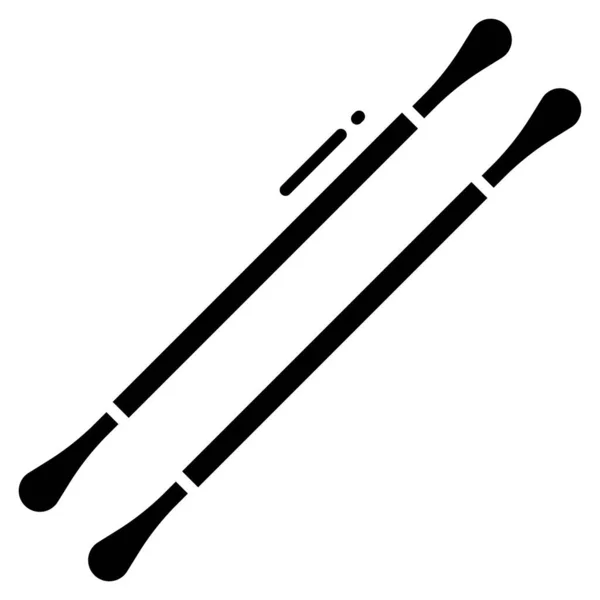 Auriculares Icono Web Diseño Simple — Vector de stock
