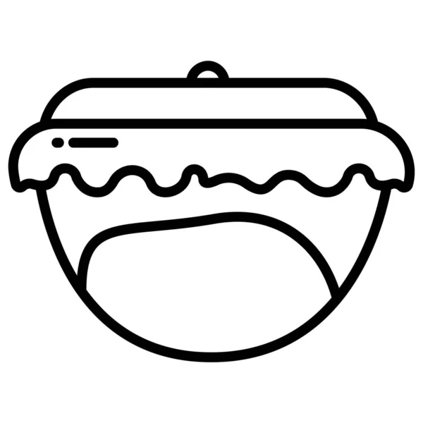 Dough Web Icon Simple Illustration — Stock Vector