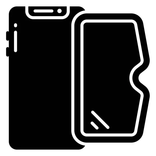 Веб Значок Мобільного Телефону Векторні Ілюстрації — стоковий вектор