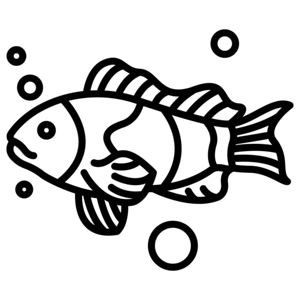 물고기 아이콘 — 스톡 벡터
