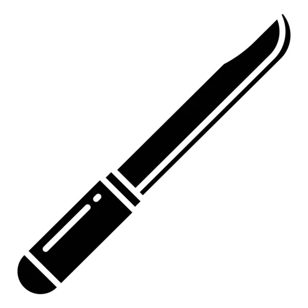 Cuchillo Icono Web Vector Ilustración — Vector de stock