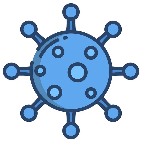 Virus Icono Simple Ilustración Vectorial — Vector de stock