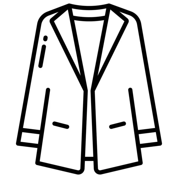 Veste Mode Icône Vectorielle — Image vectorielle