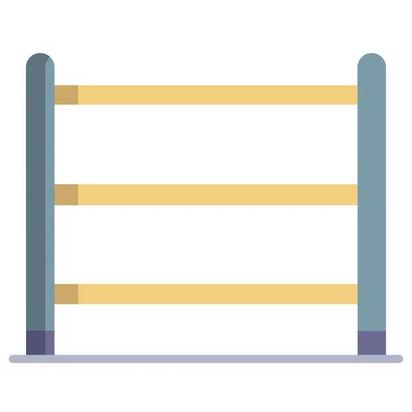 Sprungbalken Web Symbol Einfache Illustration — Stockvektor
