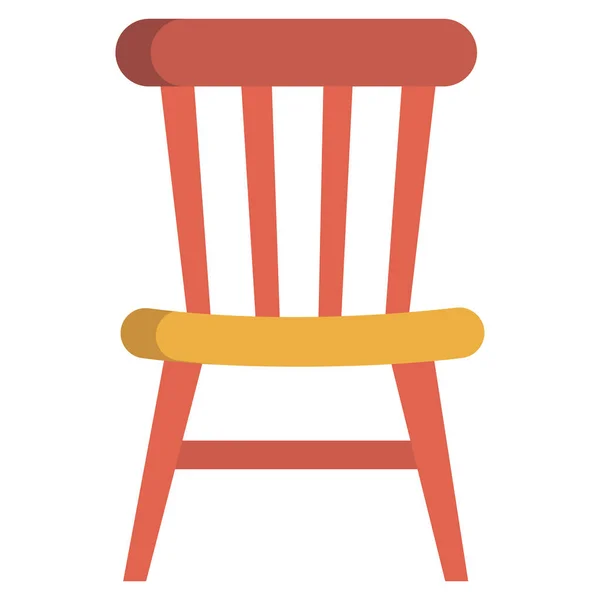 Sandalye. Web simgesi basit illüstrasyon
