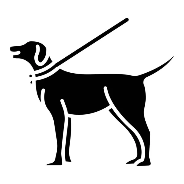 Hund Web Symbol Vektor Illustration — Stockvektor