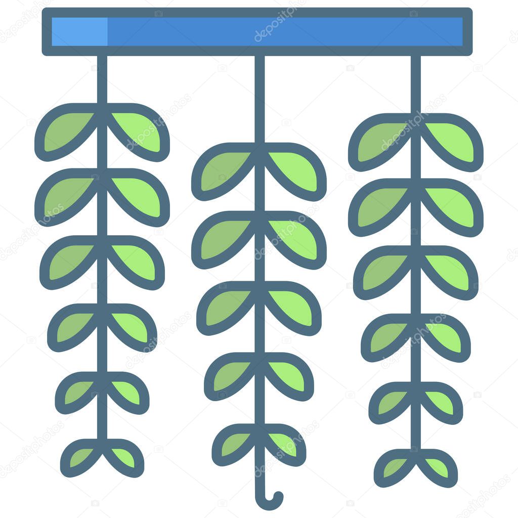 simple vector icon, illustration of String of nickels