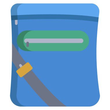 El çantası simgesini, basit vektör çizim