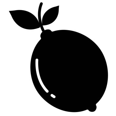 Limon web simgesi, vektör çizim