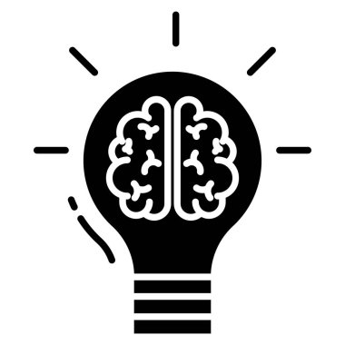 Bir fikrim var. Web simgesi basit tasarım