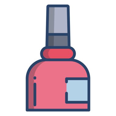 Tırnak cilası. Basit resimleme