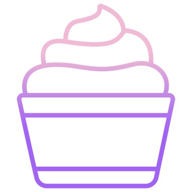 Tatlım. Web simgesi basit illüstrasyon