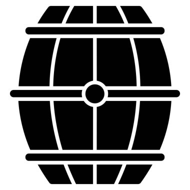 Bir varilin vektör illüstrasyonu