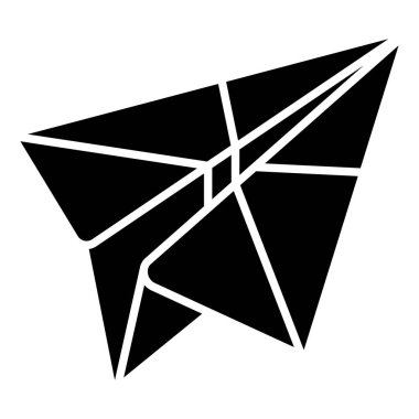 Bir origami düzleminin vektör çizimi