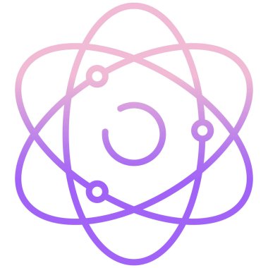 Molekül simgesi vektör illüstrasyonu