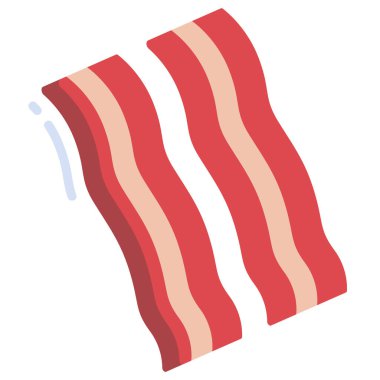 Basit vektör simgesi, pastırma şeritlerinin çizimi