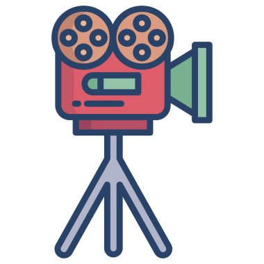 video web simgesi basit illüstrasyon