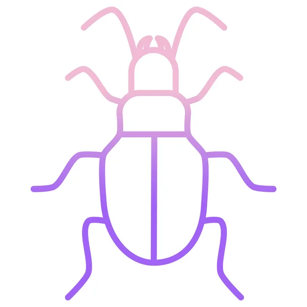 Hamamböceği Ikonu Özet Böcek Vektör Sembolü — Stok Vektör