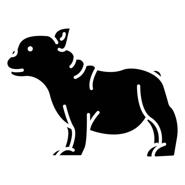 Hund Web Symbol Vektor Illustration — Stockvektor
