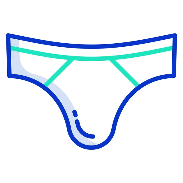 Underwear Simple Icon Vector Illustration — Stock Vector