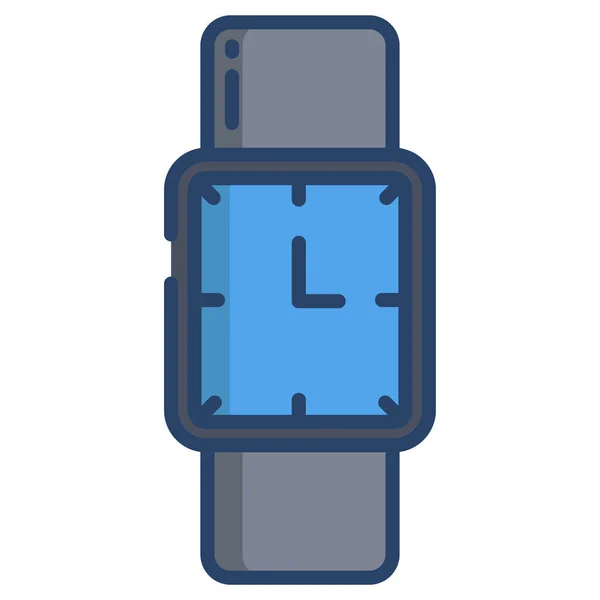 Reloj Pulsera Icono Web Diseño Simple — Archivo Imágenes Vectoriales