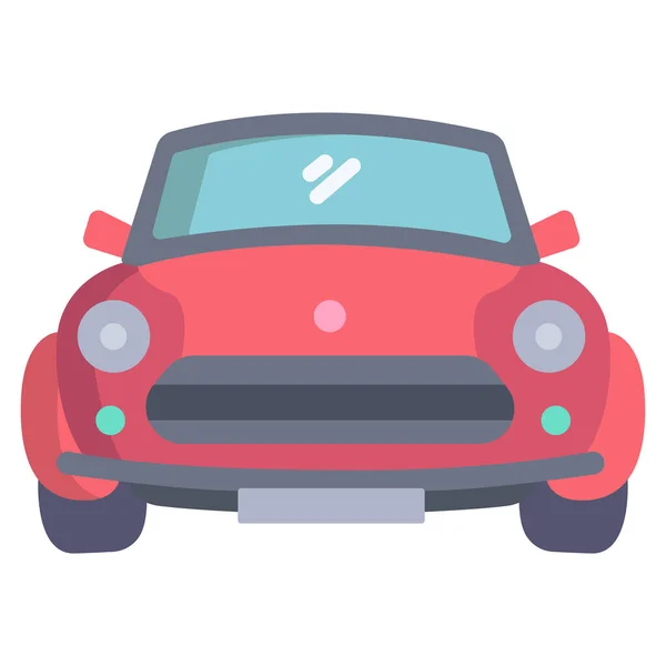 Coche Icono Web Diseño Simple — Vector de stock