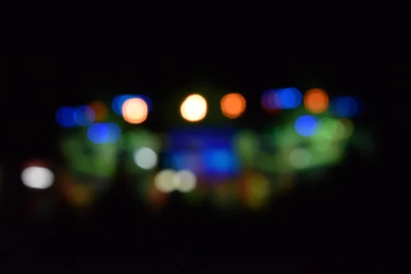 Fundo desfocado: iluminação Bokeh em concerto — Fotografia de Stock