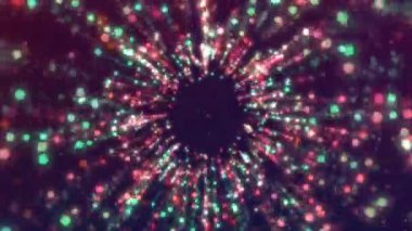4K Parıldayan Parçacık Tüneli, Arkaplan Parlayan Parçacıklar