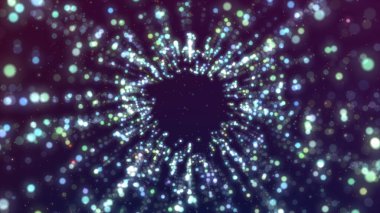 Parlak Parçacık Tüneli, Arkaplan Parlak Altın Parçacıkları